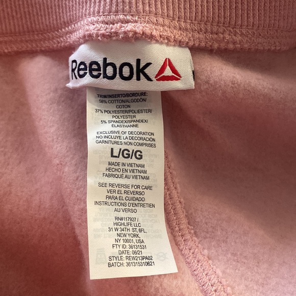 NWT womens pink Reebok joggers - Picture 4 of 5